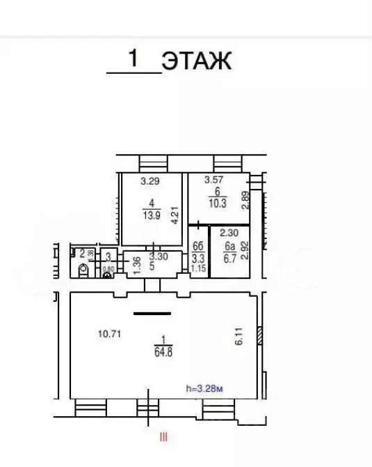 Помещение свободного назначения в Москва Ленинградский просп., 75к1Б ... - Фото 0