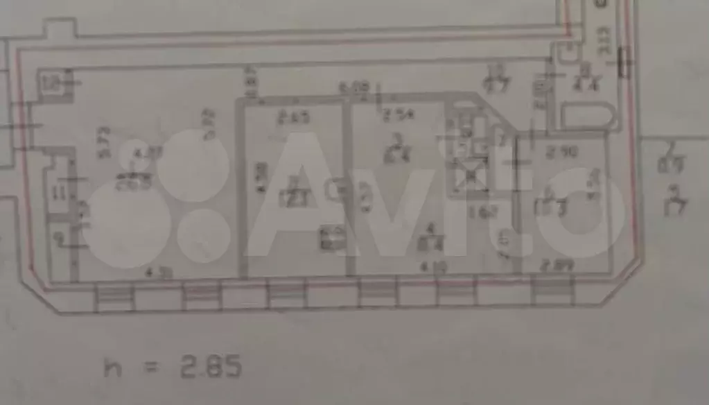 3-к. квартира, 82 м, 3/6 эт. - Фото 0