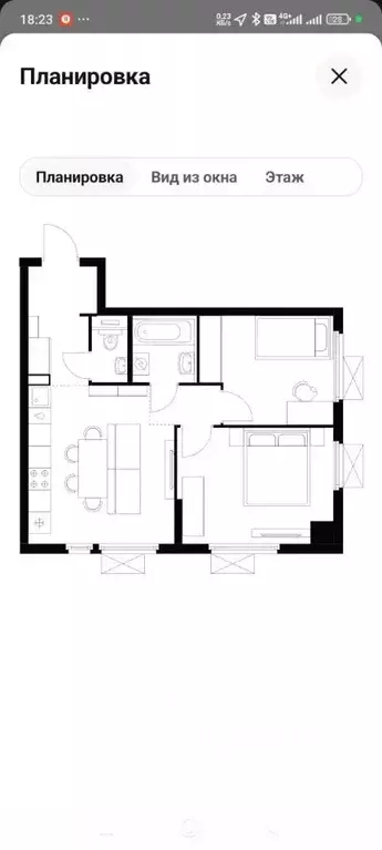 2-к кв. Московская область, Мытищи Ярославское ш., 120Бк4 (50.5 м) - Фото 1