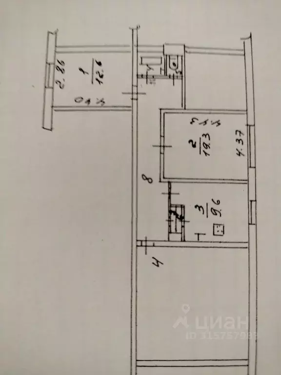 2-к кв. Калужская область, Калуга Звездная ул., 6 (61.2 м) - Фото 0