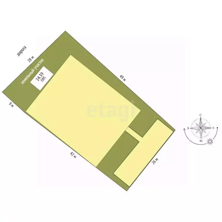 Склад в Саха (Якутия), Якутск ул. Семена Данилова, 11/2 (1366 м) - Фото 2