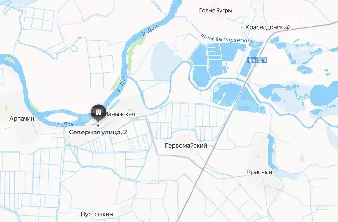 Участок в Ростовская область, Багаевский район, Манычская ст-ца ... - Фото 1