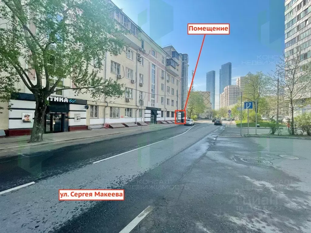 Помещение свободного назначения в Москва ул. Сергея Макеева, 4 (62 м) - Фото 1