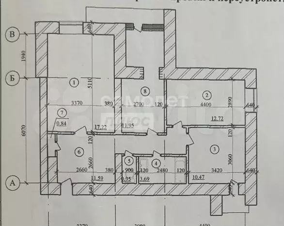 3-к. квартира, 69,4 м, 8/16 эт. - Фото 0