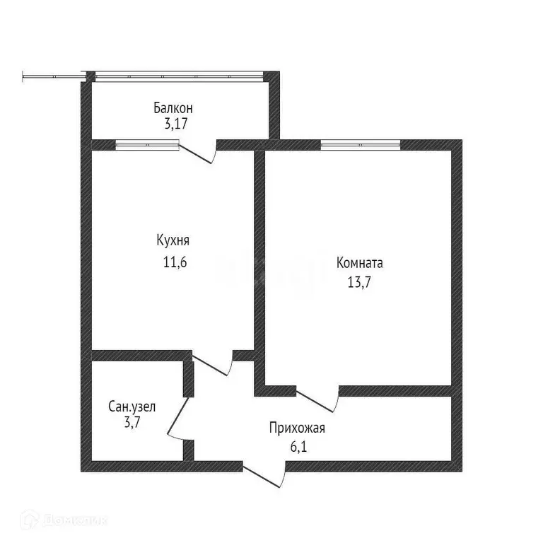 Продаётся 1-к квартира, 35.1 м - Фото 0