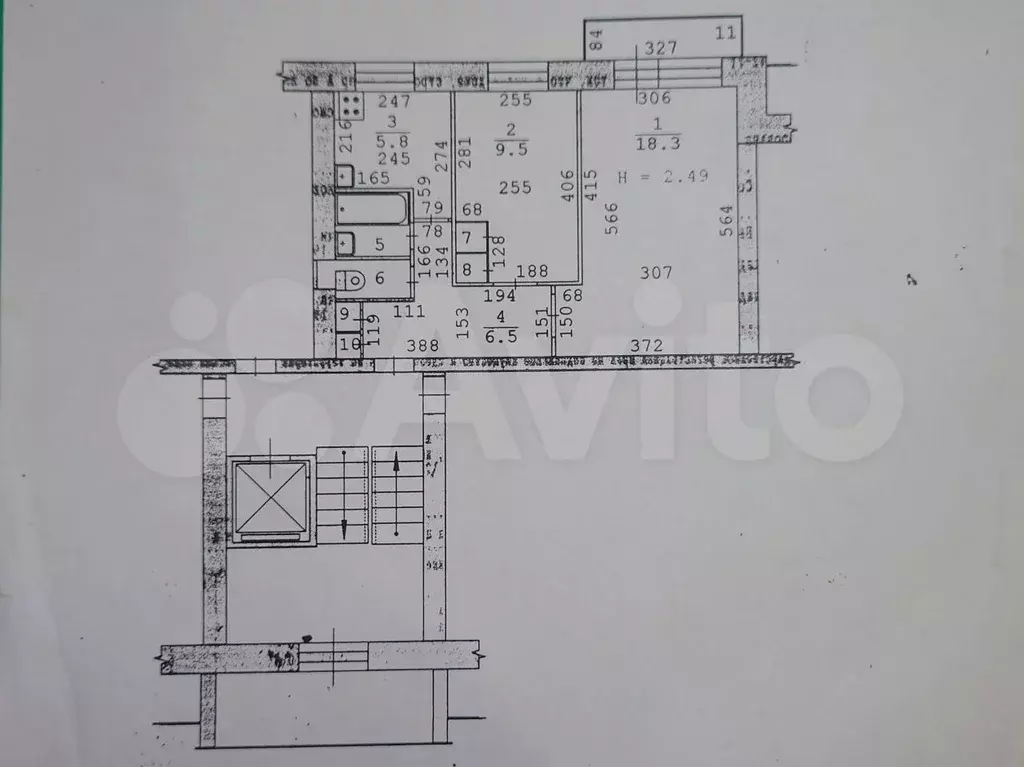 2-к. квартира, 45 м, 3/9 эт. - Фото 0