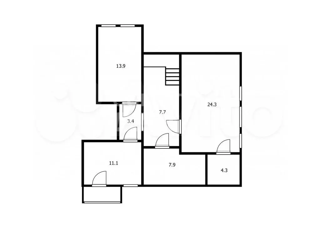 4-к. квартира, 128 м, 2/3 эт. - Фото 1