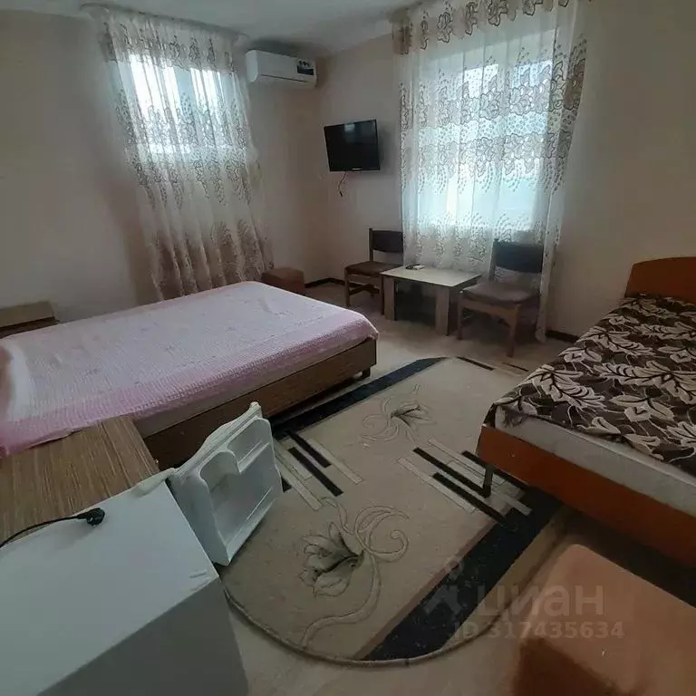 Комната Крым, Алушта муниципальный округ, с. Кипарисное ул. ... - Фото 1