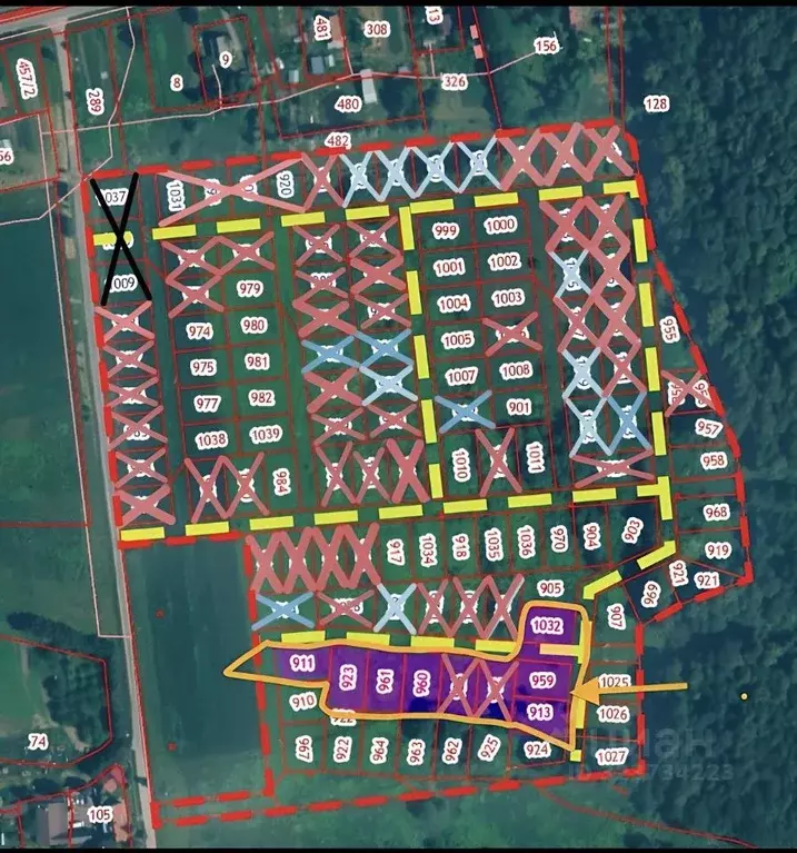 Участок в Калининградская область, Гвардейский муниципальный округ, ... - Фото 1