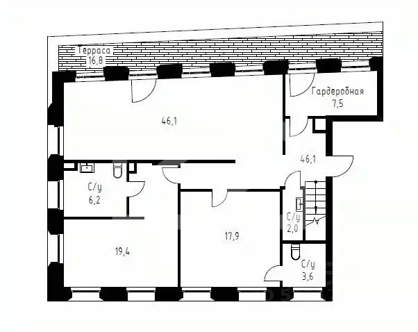 Помещение свободного назначения в Москва Пятницкая ул., 40С1 (116 м) - Фото 2