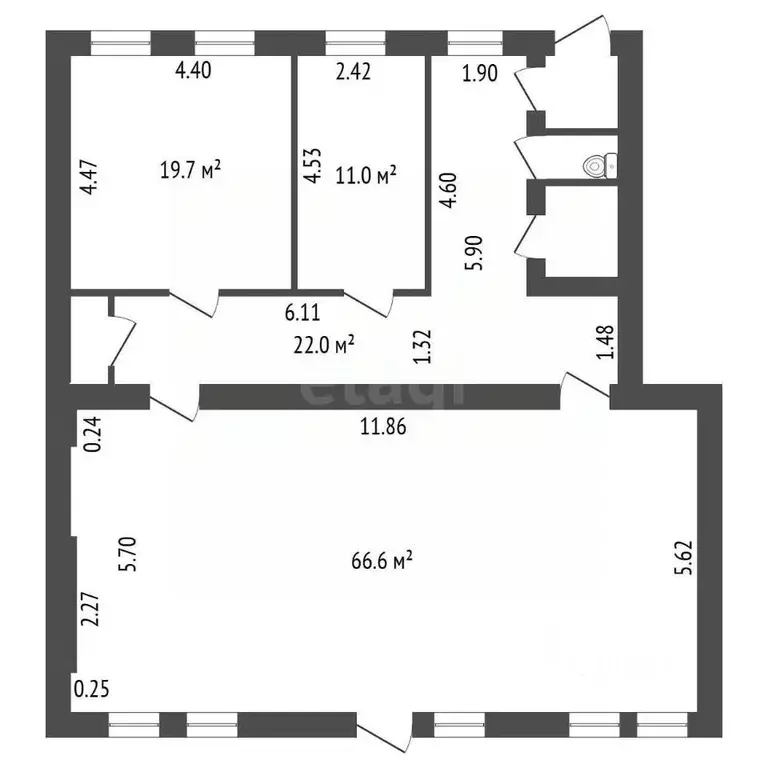 Офис в Санкт-Петербург Можайская ул., 40 (127 м) - Фото 2