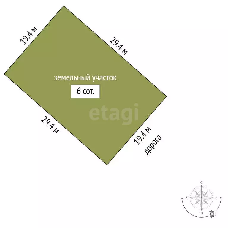 Участок в Альметьевск, Весенняя улица (6 м) - Фото 1