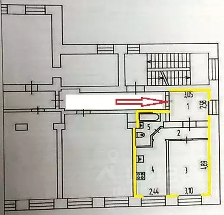 1-к кв. пермский край, с. усть-качка ул. краснознаменная, 23б (41.8 м) - Фото 1