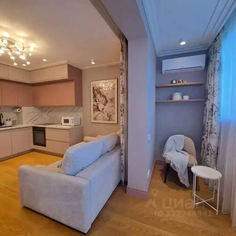 1-к кв. Краснодарский край, Сочи Центральный мкр, ул. Роз, 36 (45.0 м) - Фото 1