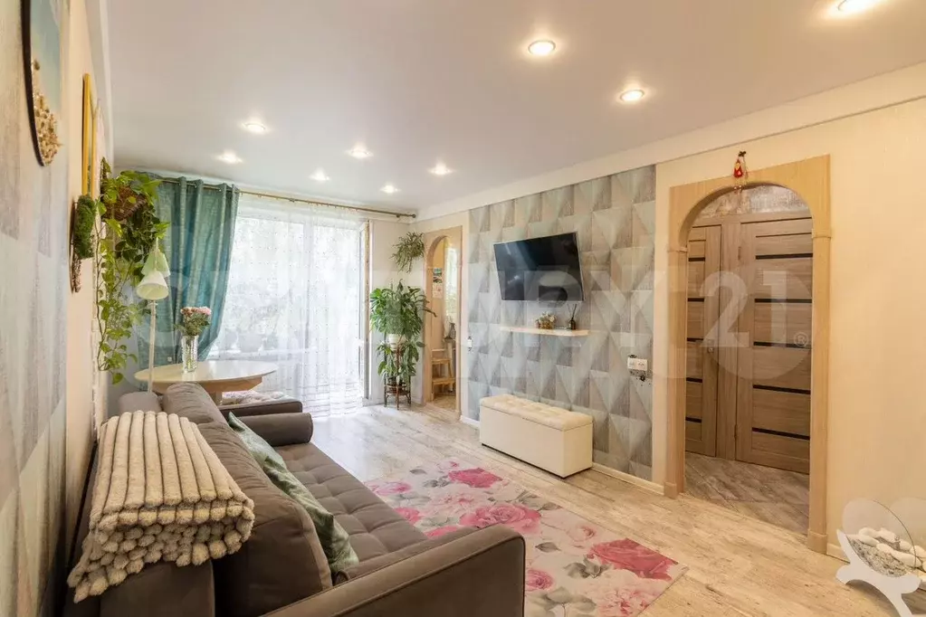3-к. квартира, 58,5 м, 5/5 эт. - Фото 1