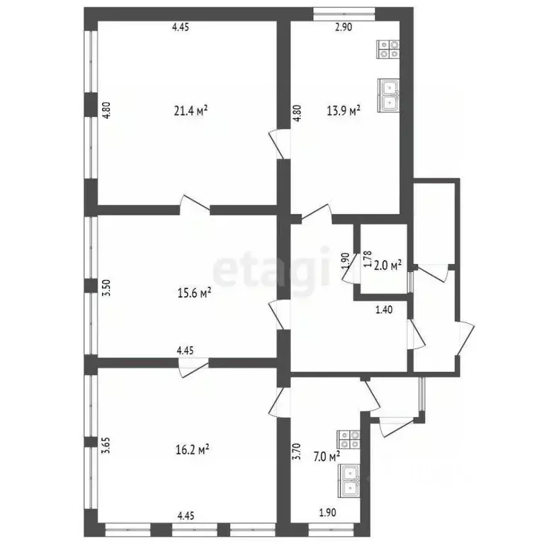 Дом в Мордовия, Саранск ул. Туполева, 21 (76 м) - Фото 2