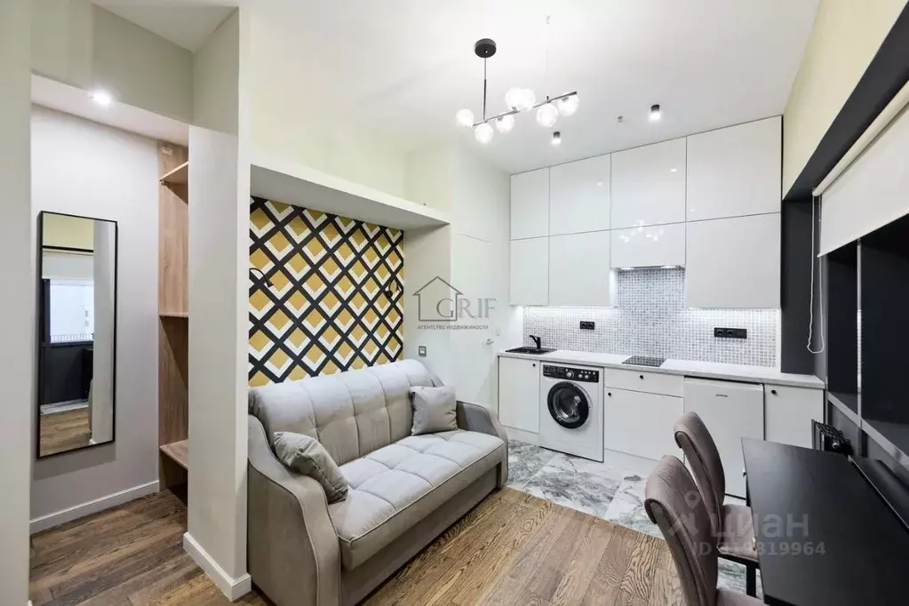 Студия Москва Павелецкая наб., 8Б (17.0 м) - Фото 1