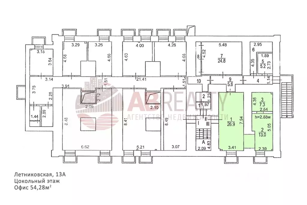 Офис в Москва Летниковская ул., 13А (54 м) - Фото 1