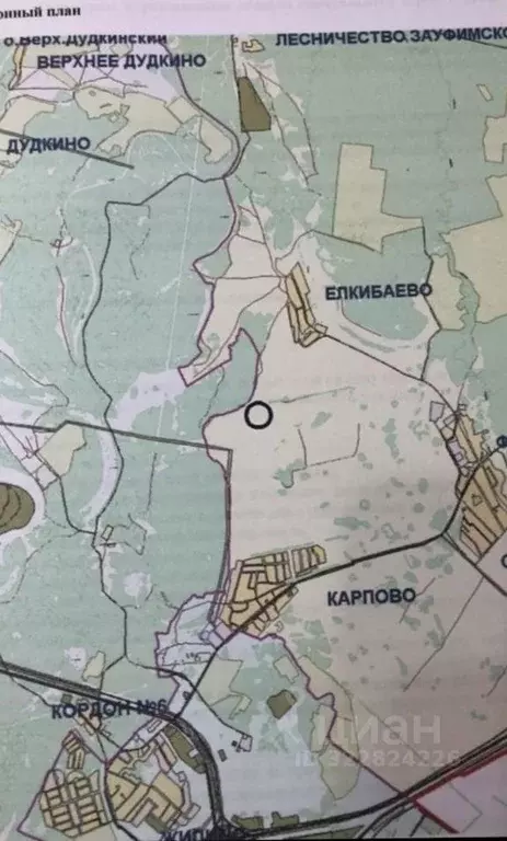 Участок в Башкортостан, Уфа городской округ, д. Елкибаево  (13.22 ... - Фото 1