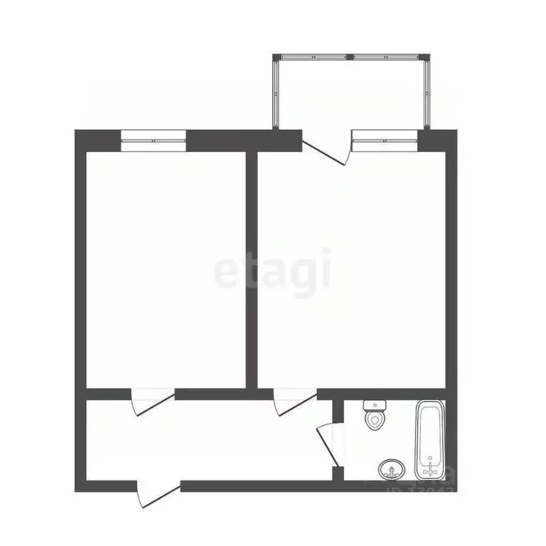 1-к кв. Бурятия, Улан-Удэ 140А мкр, 10Г (36.4 м) - Фото 0