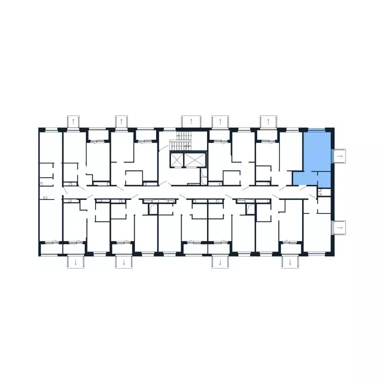 Квартира-студия: Новоселье, Центральная улица, 30к1 (24.9 м) - Фото 2