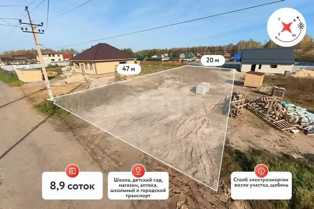Участок в Тюменская область, Нижнетавдинский муниципальный округ, ... - Фото 1