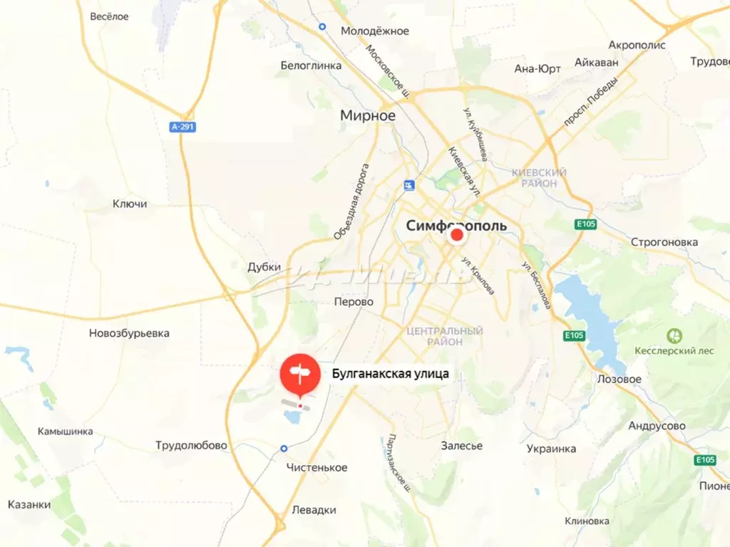 Участок в Крым, Симферопольский район, Чистенское с/пос, Родничок СПК ... - Фото 1
