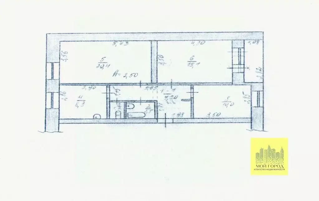 3-к кв. Ханты-Мансийский АО, Пыть-Ях 6-й мкр, 61 (66.3 м) - Фото 1