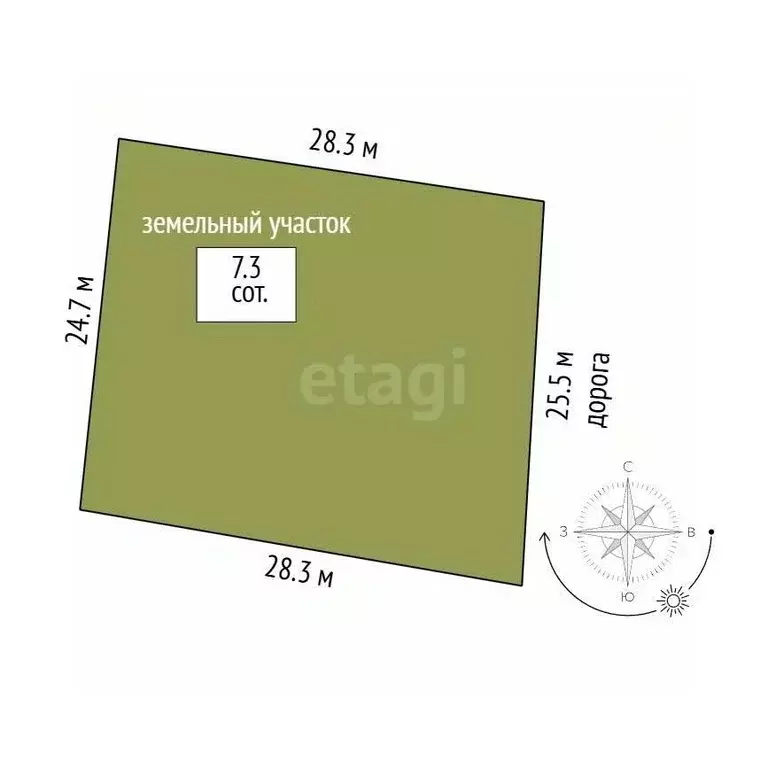 Дом в Крым, Симферопольский район, с. Доброе ул. Веселая (130 м) - Фото 1