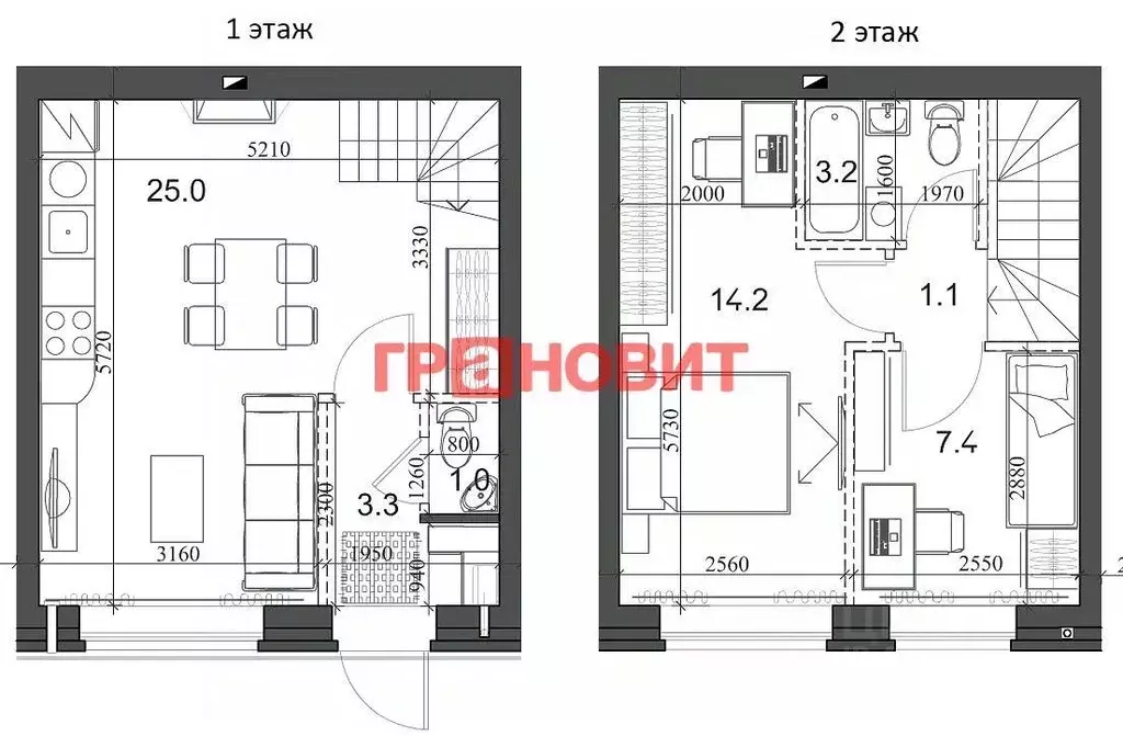 3-к кв. Новосибирская область, Новосибирский район, Мичуринский ... - Фото 1