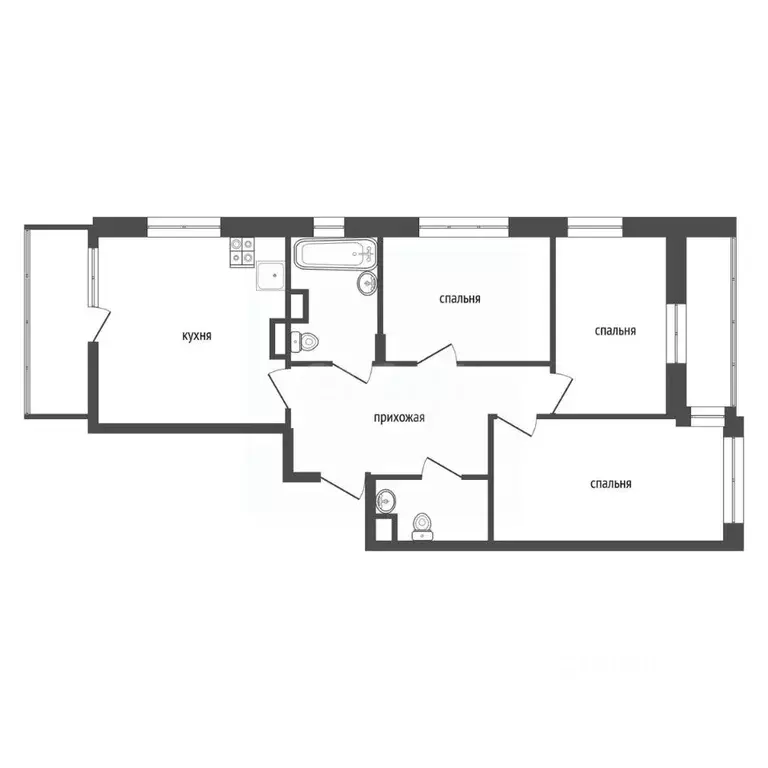 2-к кв. Воронежская область, Павловск ул. Свободы, 25 (60.0 м) - Фото 2