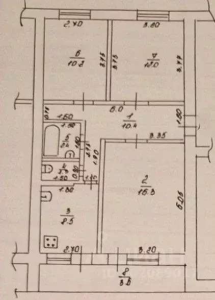 Комната Краснодарский край, Анапа ул. Шевченко, 249 (38.5 м) - Фото 1