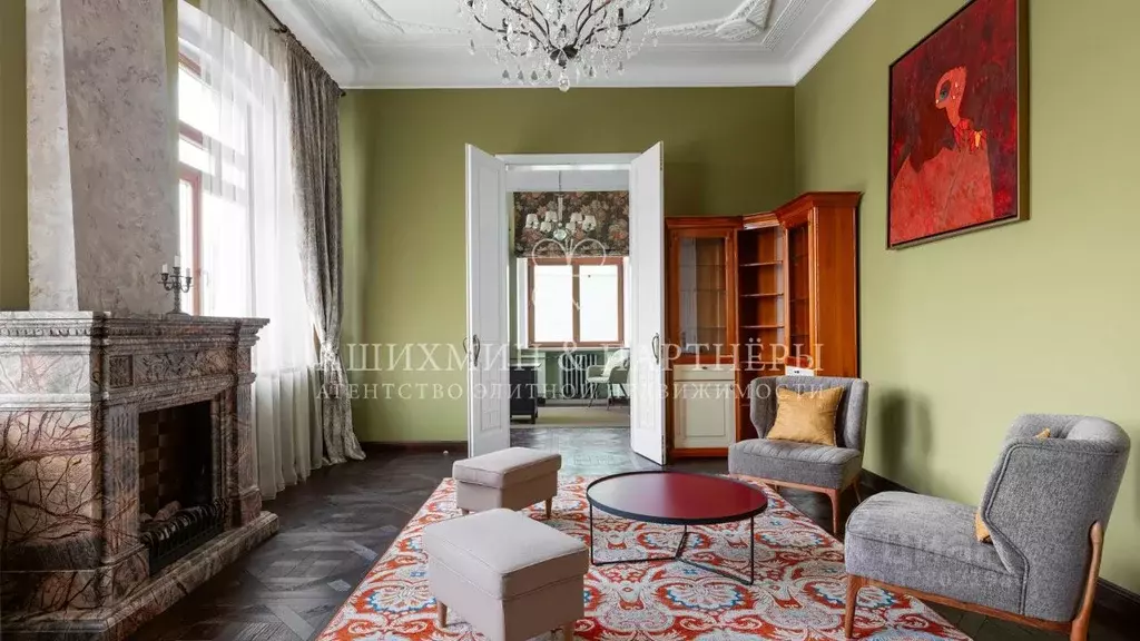 5-к кв. Москва Чистопрудный бул., 14С3 (176.2 м) - Фото 1