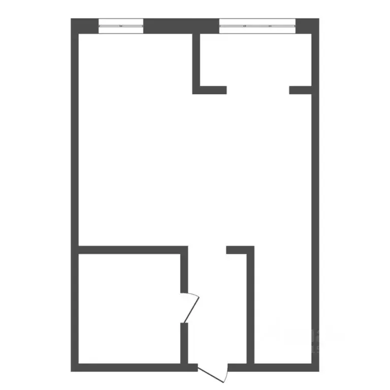 Студия Тюменская область, Тюмень Камчатская ул., 106 (32.0 м) - Фото 2