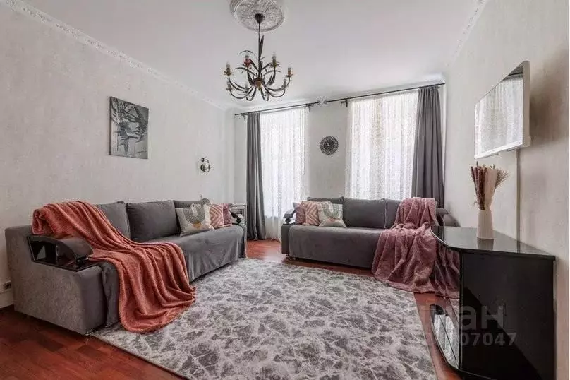 3-к кв. Санкт-Петербург ул. Рубинштейна, 2/45 (120.0 м) - Фото 1