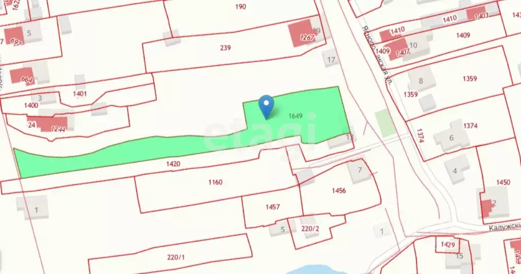 Участок в Тульская область, Тула пос. Михалково, ул. Яснополянская, 13 ... - Фото 2