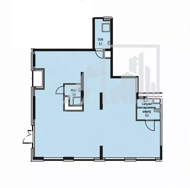 Торговая площадь в Москва Тагильская ул., 2к1 (128 м) - Фото 2