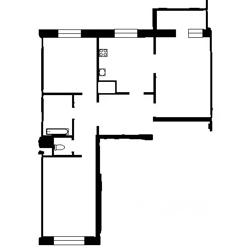 3-к кв. Нижегородская область, Нижний Новгород ул. Родионова, 29 (85.0 ... - Фото 1