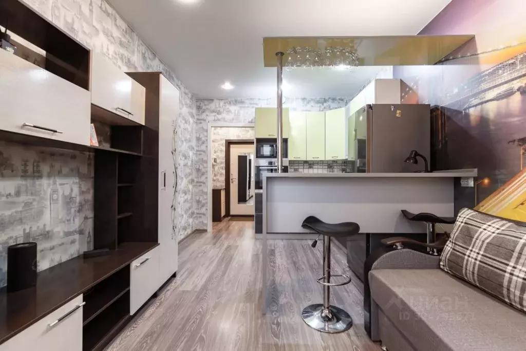 Студия Ленинградская область, Мурино Всеволожский район, бул. ... - Фото 1