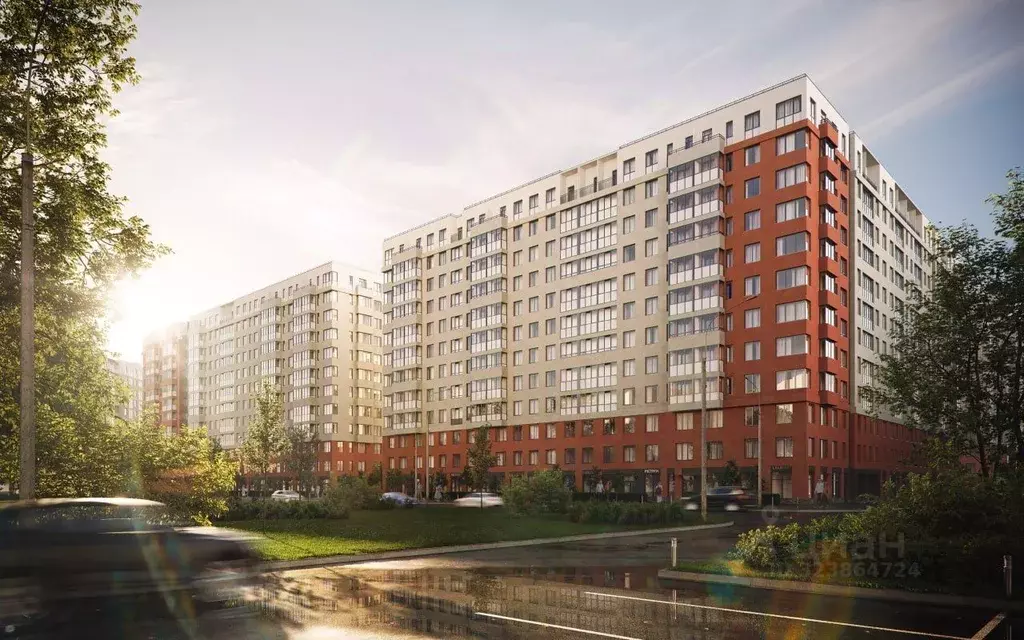 Студия Ленинградская область, Мурино Всеволожский район,  (26.57 м) - Фото 1