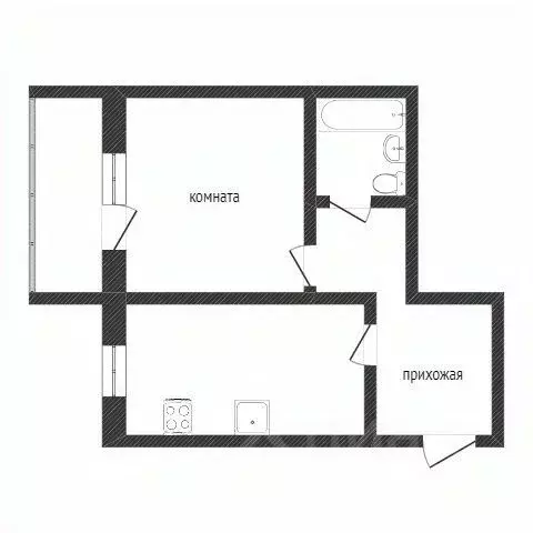 1-к кв. Омская область, Омск бул. Архитекторов, 17/1 (40.0 м) - Фото 1