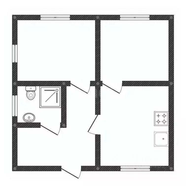 Дом в Башкортостан, Кармаскалинский район, Кабаковский сельсовет, д. ... - Фото 1