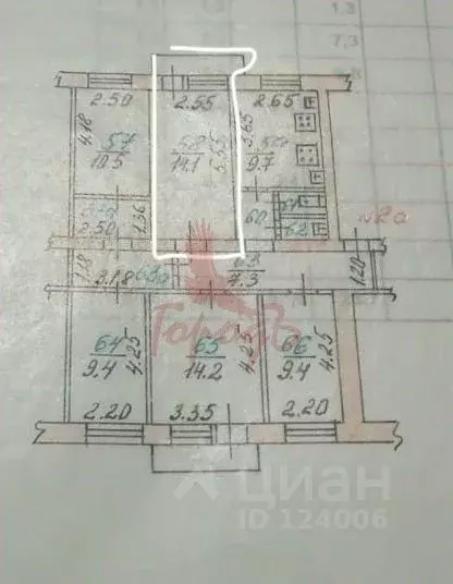 Комната Орловская область, Орел Наугорское ш., 46 (14.1 м) - Фото 1