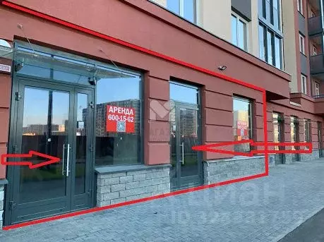 Торговая площадь в Ленинградская область, Мурино Всеволожский район, ... - Фото 1