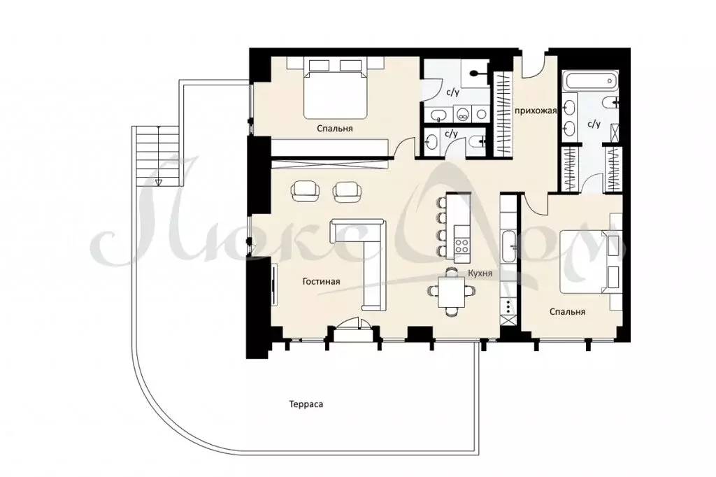 3-комнатная квартира: Москва, улица Братьев Фонченко, 1к4 (145.4 м) - Фото 0