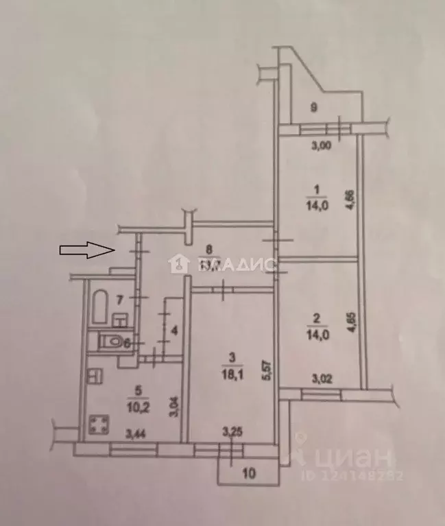 3-к кв. Московская область, Химки ул. Марии Рубцовой, 1к1 (75.1 м) - Фото 1