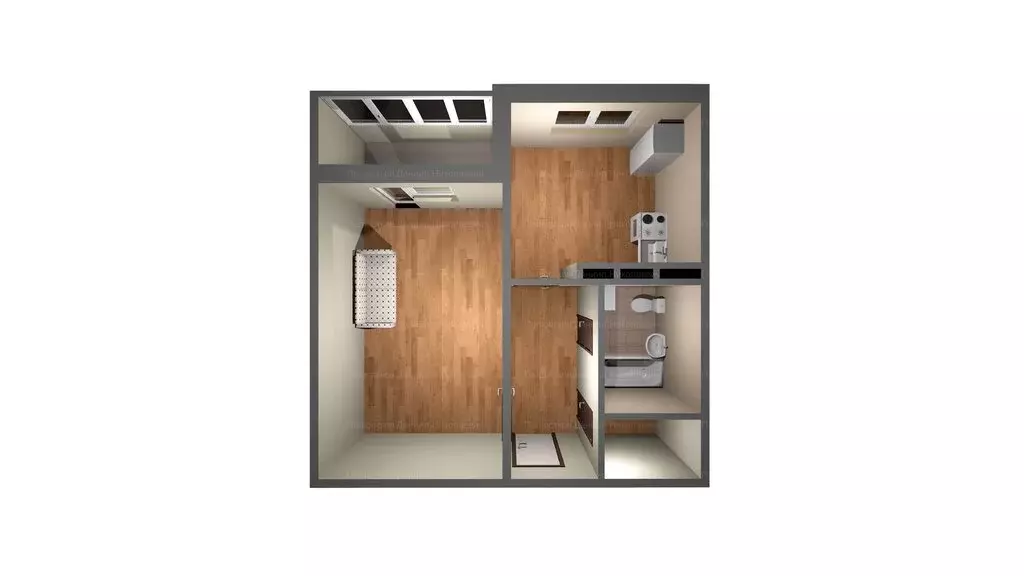 1-комнатная квартира: Орловский муниципальный округ, деревня ... - Фото 1