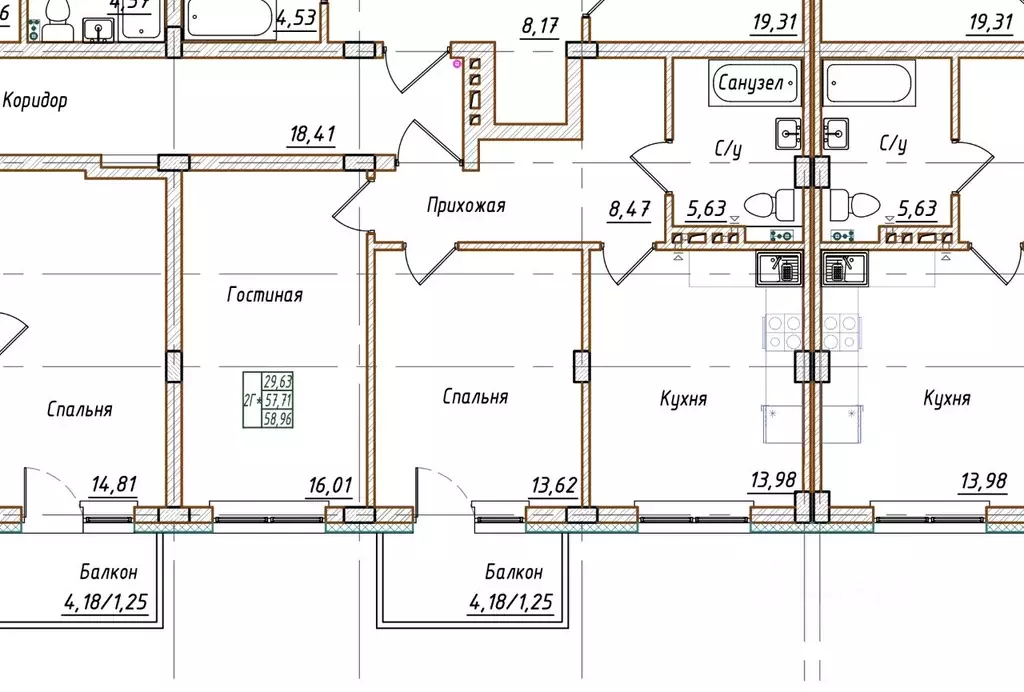 2-к кв. Красноярский край, Красноярск городской округ, пос. Солонцы ... - Фото 2