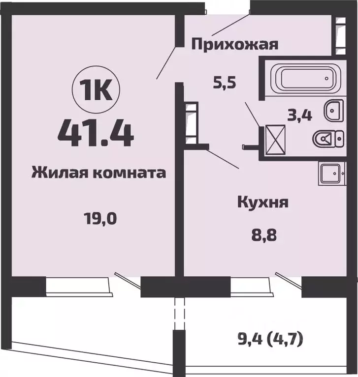 1-к кв. Новосибирская область, Новосибирский район, Станционный ... - Фото 0
