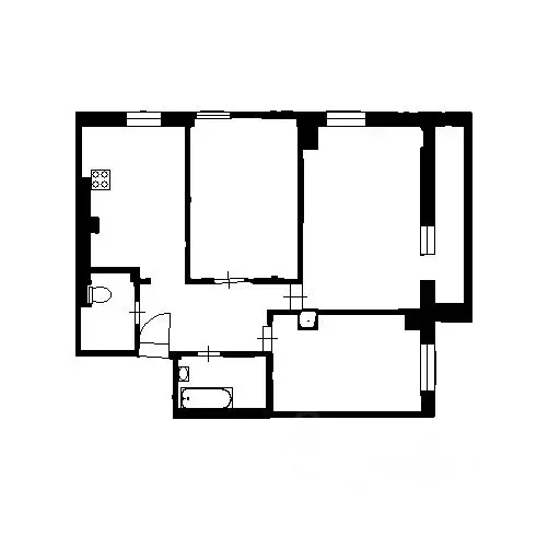 3-к кв. Челябинская область, Челябинск ул. Орджоникидзе, 64 (94.5 м) - Фото 2